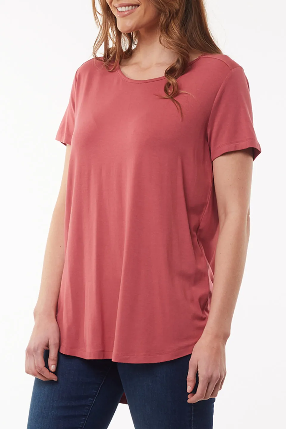 Sierra Luxe Deep Rose Tee