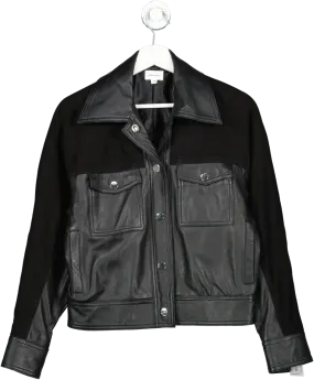 Song of Style Black Davi Leather Jacket UK XXS