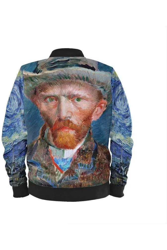 Starry Night/Self Portrait Men's Bomber Jacket