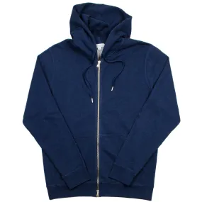 Sunspel - Loopback Zip Hoodie - Navy