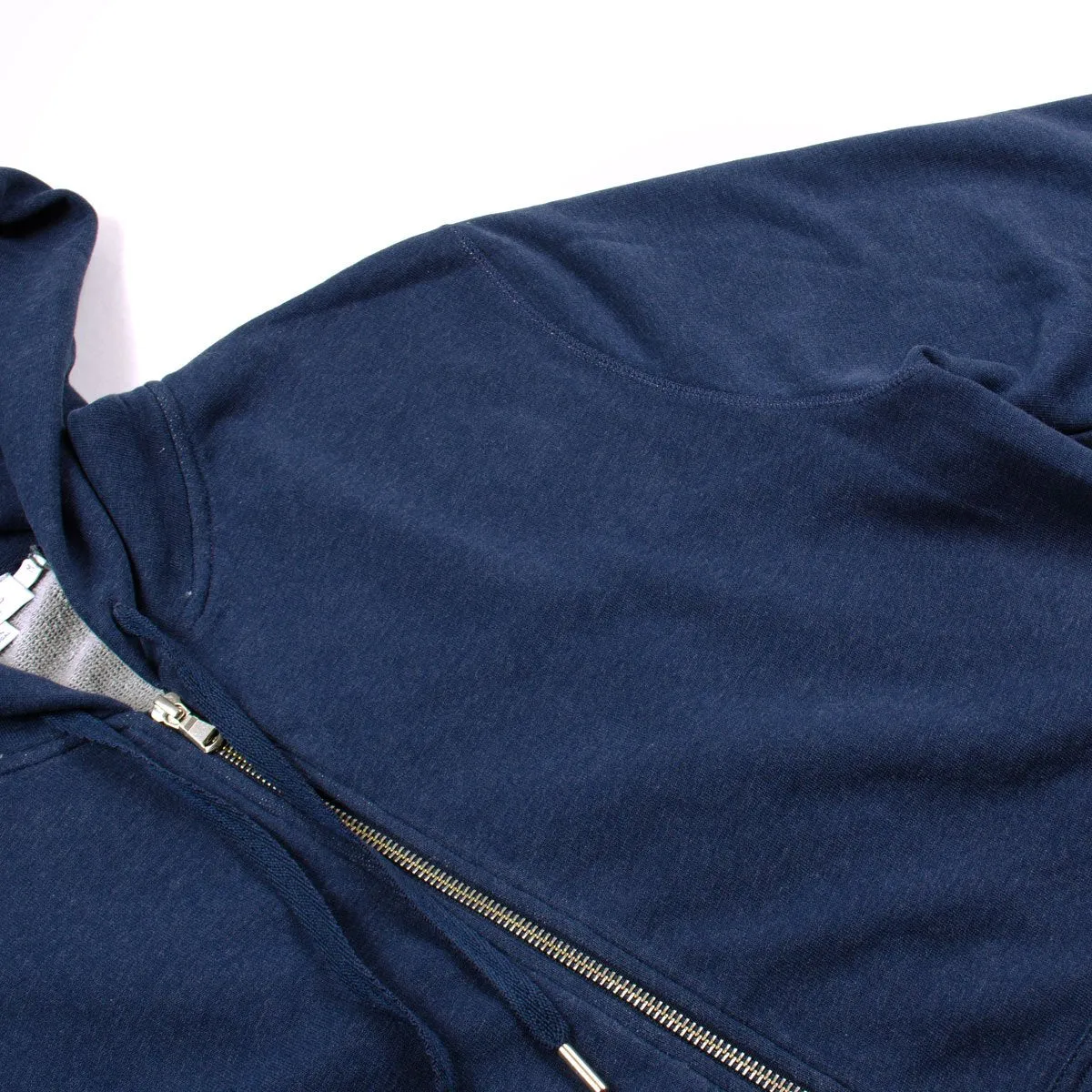 Sunspel - Loopback Zip Hoodie - Navy