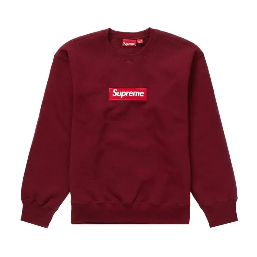 Supreme Box Logo Crewneck Cardinal Red