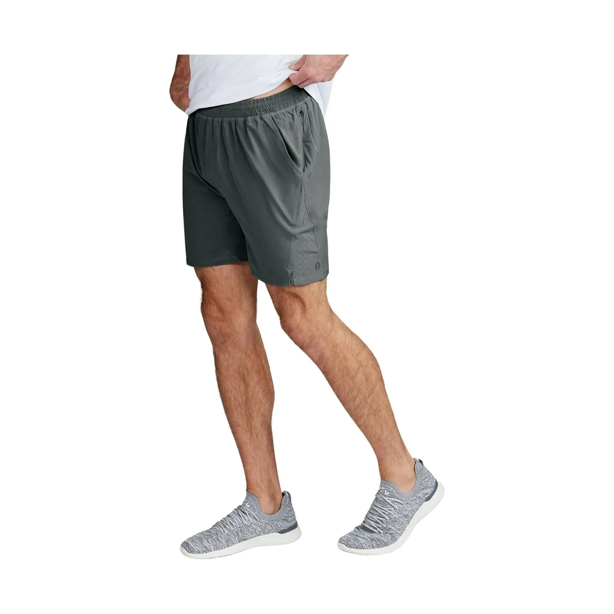 Tasc Men's Recess 7 Inch 2 In 1 Short - Dark Alloy