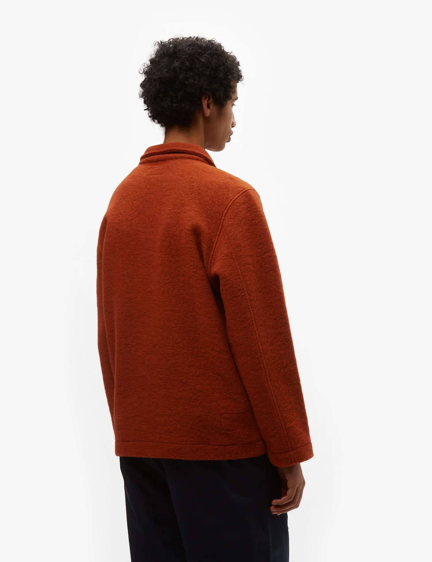 Universal Works Field Jacket (Wool) - Orange